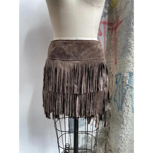 Dresses & Skirts - Vintage Festival Fringe Skirt